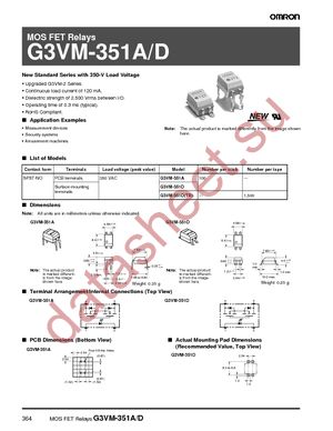 G3VM-351A datasheet  